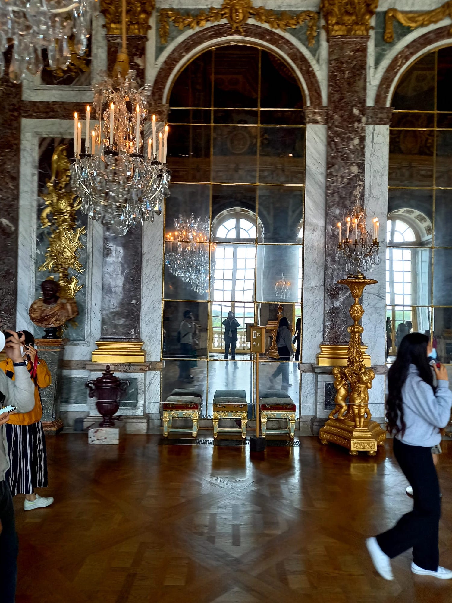 the Hall of Mirrors at Versailles with FleaMarket