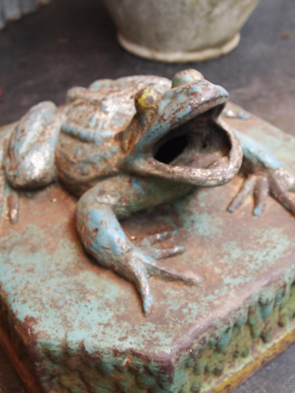Cast iron frog