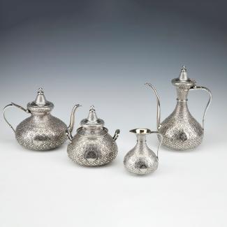 Solid silver tea and coffee service