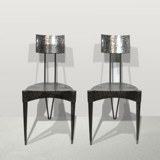 Pair of chairs by André Dubreuil