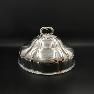 Table bell in silver plated metal from England