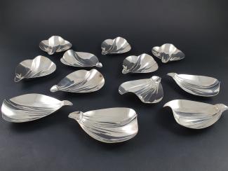12 Sterling Silver Cups