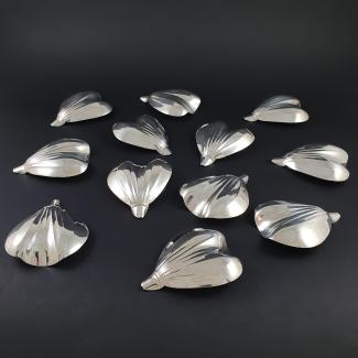 12 Sterling Silver Cups