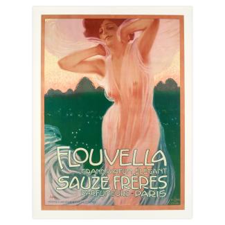 Poster par Leopoldo Melticovitz for Flouvella parfume