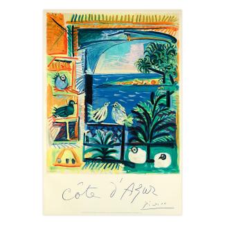Poster by Pablo Picasso for the French Riviera
