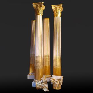 antiques for sale : Set of four large Corinthian columns