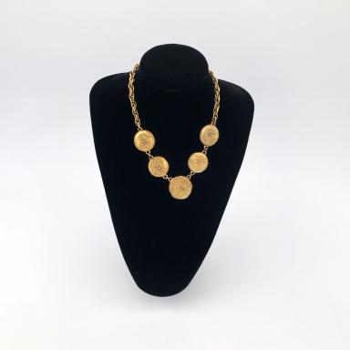 Necklace with 5 medallions Chanel