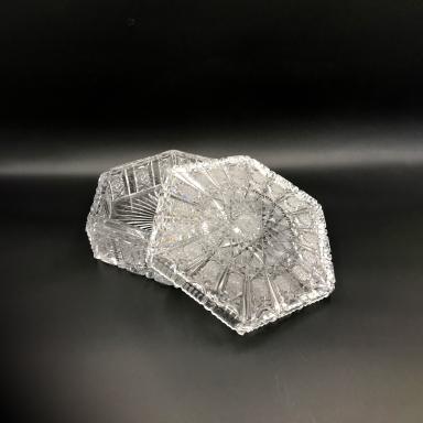 Carved crystal box