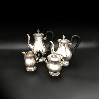Empire style coffee and tea set, Malmaison model
