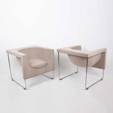 Pair of Nube armchairs for the Stua house, circa 1983
