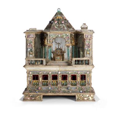 miniature reliquary altar, Italy, Venice 18th century