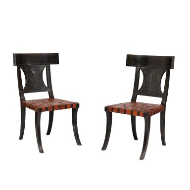 Pair of antique style chairs