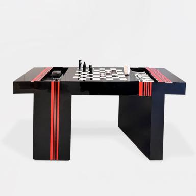 Games table by Jean-Claude Farhi, 1980