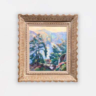 Painting by Eugène Alluaud