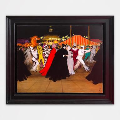 Carnival in Venice by René Gruau
