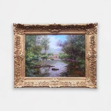 Painting by René His