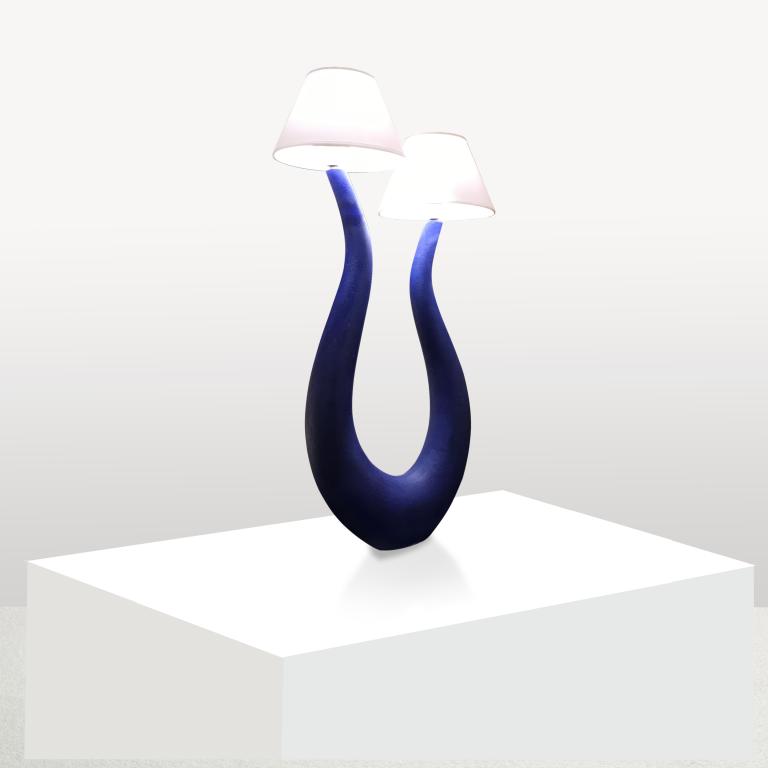 A lamp by Pierre Cuni, Model Lyre