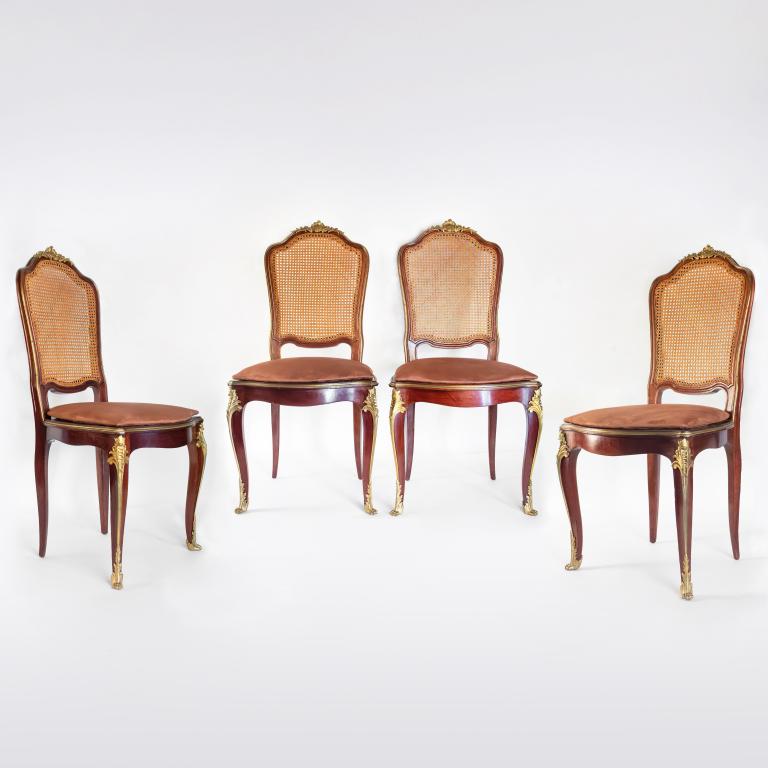 4 Chairs Louis XV style