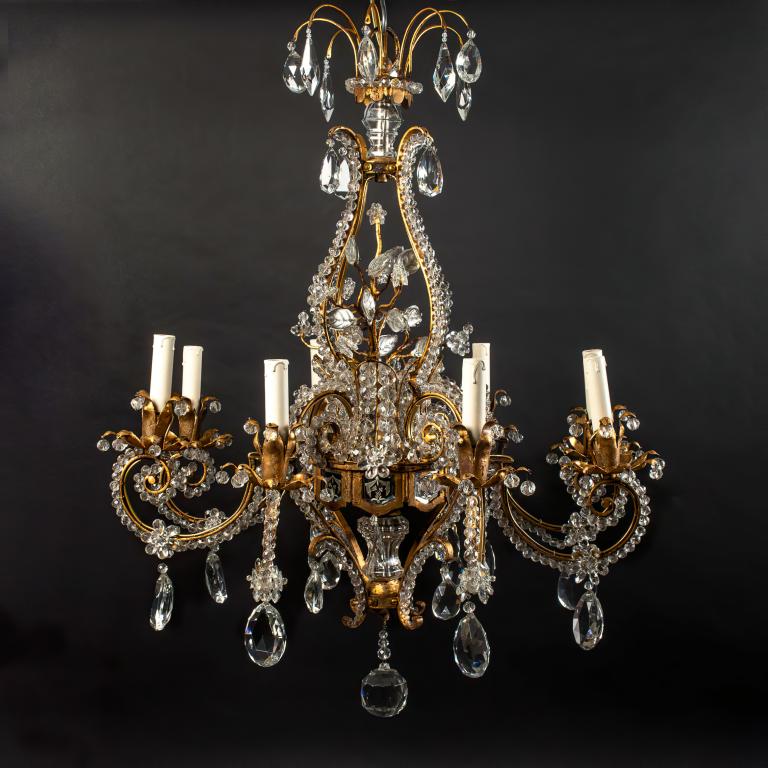 Chandelier of the Baguès house, 50's