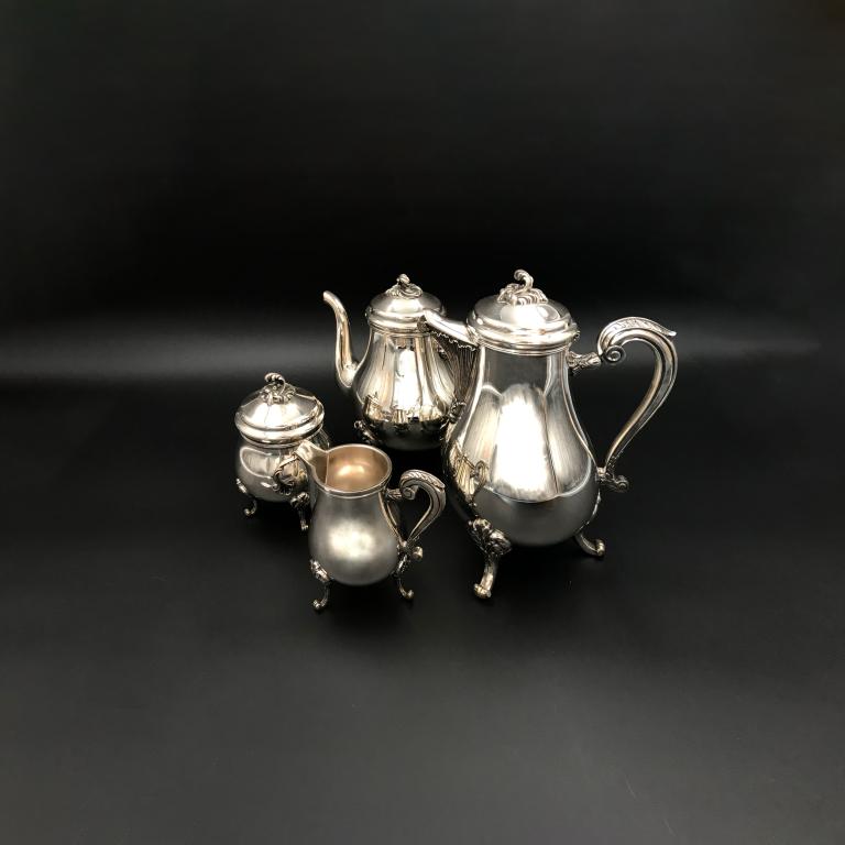 Louis XV style christofle tea and coffee set