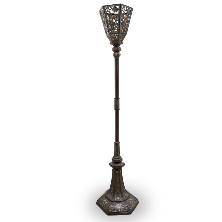 galerie tiago china bronze enamel lantern