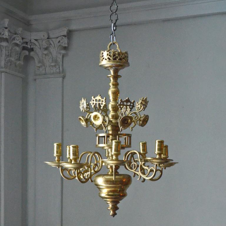 Small Dutch baroque chandelier