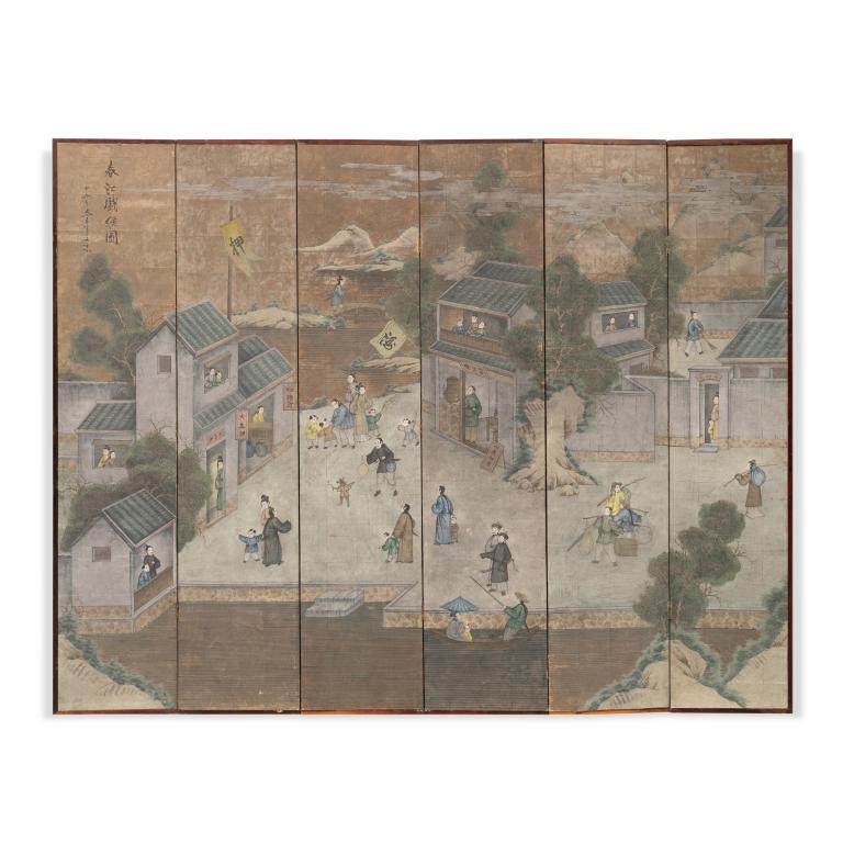 screen 2, China, late 19th century
