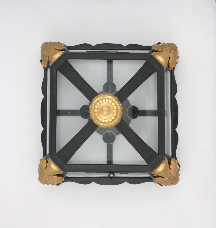 Gilded bronze ceiling light, view 2