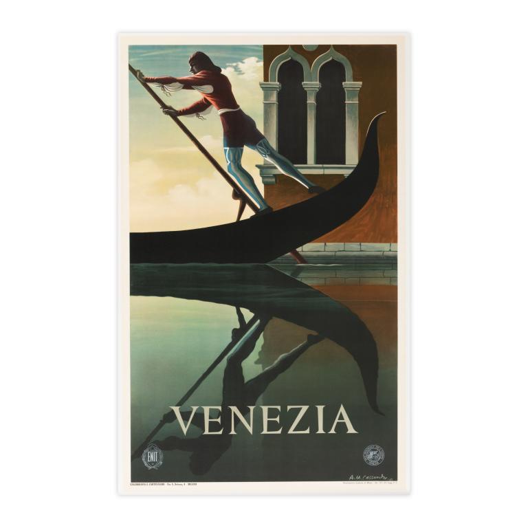 Poster by Cassandre for Venice, 1951
