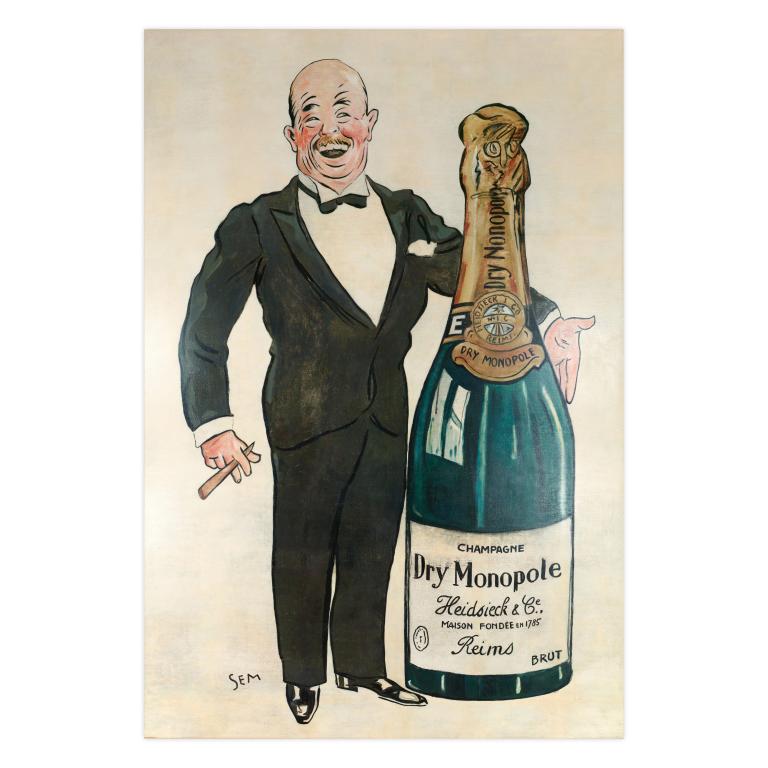 Poster by Sem for Heidsieck & Cie
