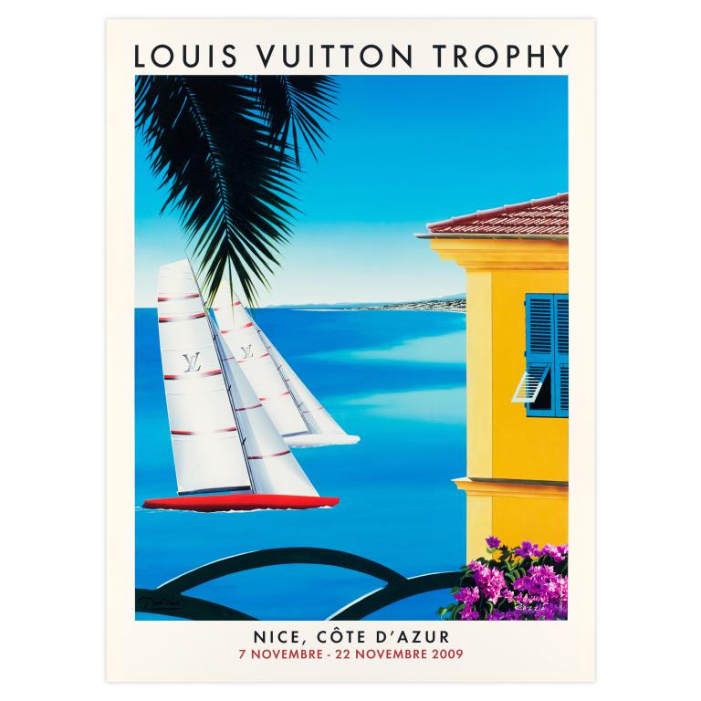 Poster by Razzia for the Louis Vuitton Trophy, Nice 2009