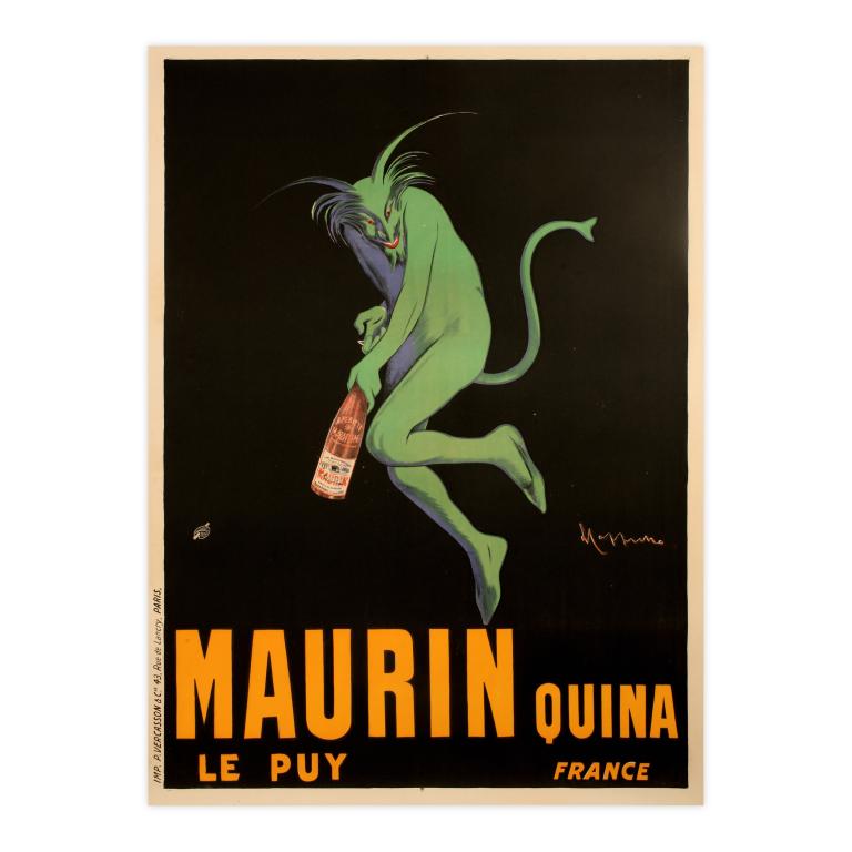 Poster by Leonetto Cappiello for Maurin Quina, 1906