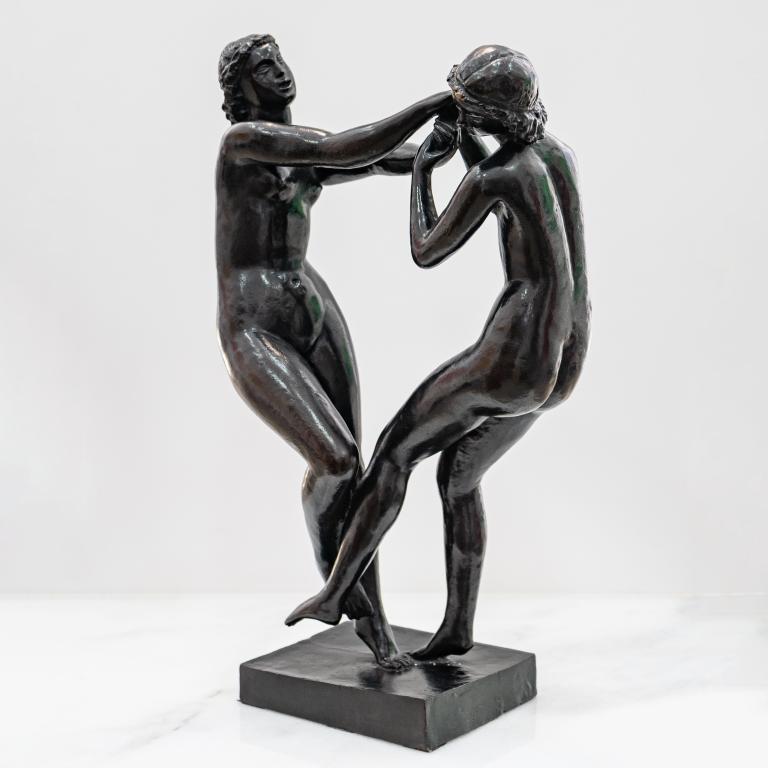 The Dancers by J. Bernard, bronze sculpture 2