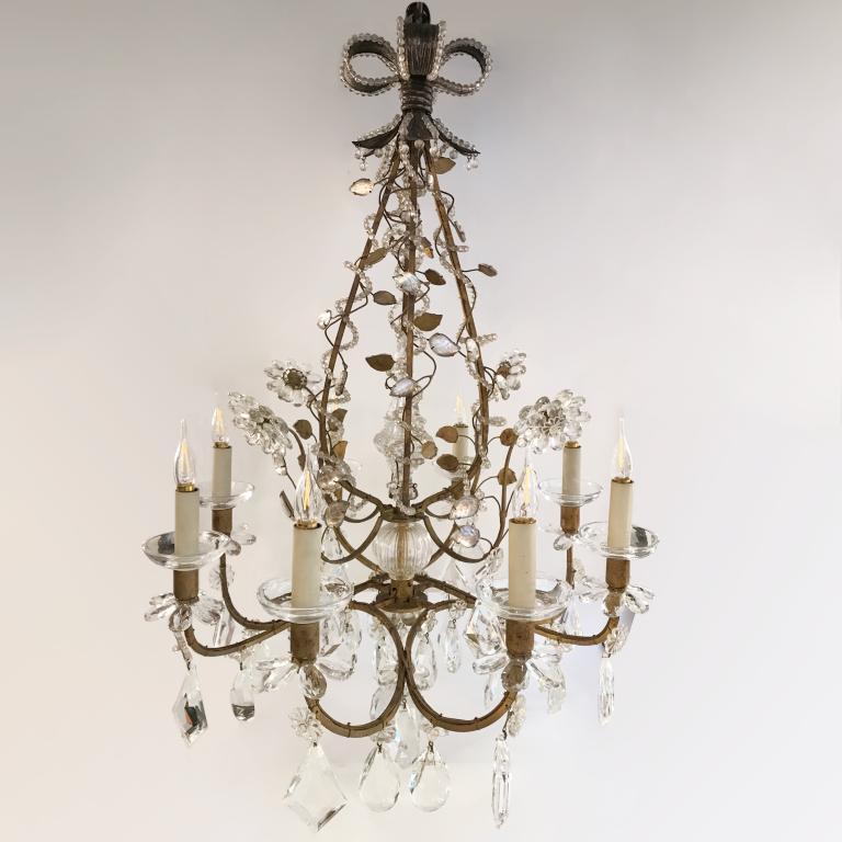 Vintage chandelier by Baguès