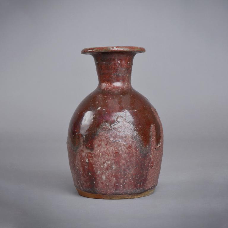 Flea Market Paris, Stoneware vase of oblong form by Vassil Ivanoff 