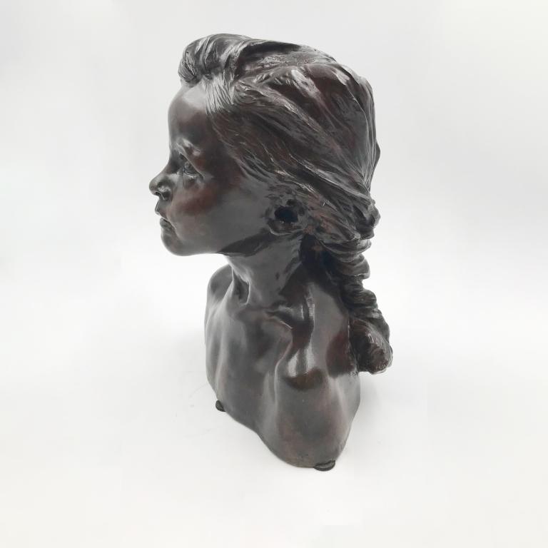 Portrait of a young girl by Camille Claudel, 2