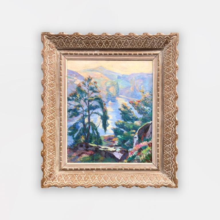 Painting by Eugène Alluaud