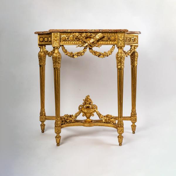 Louis XVI console from 19th century