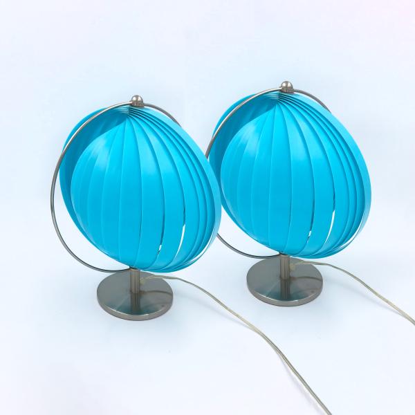 Pair of blue lights