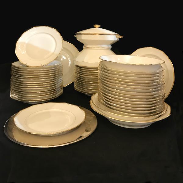 Limoges porcelain dinner service