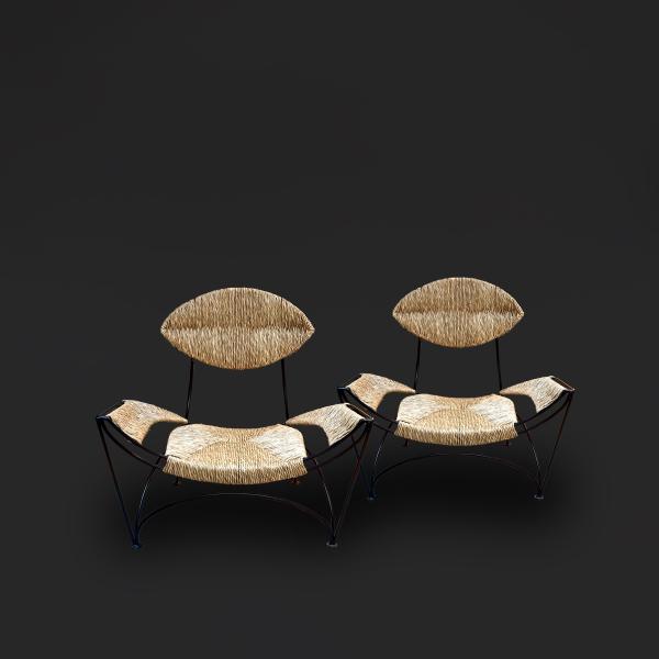 Pair of armchairs by Tom Dixon for Capellini