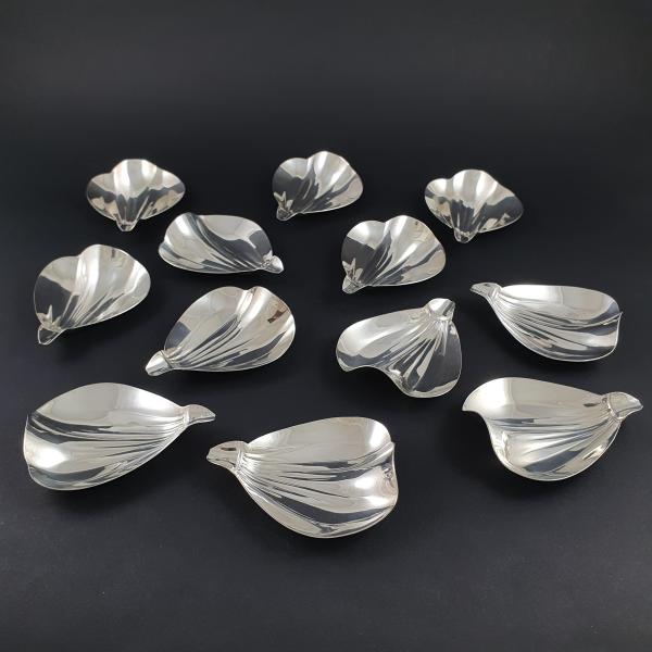 12 Sterling Silver Cups