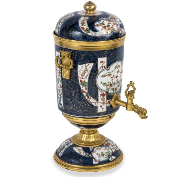 galerie tiago Imari porcelainand gilt bronze perfume fontain