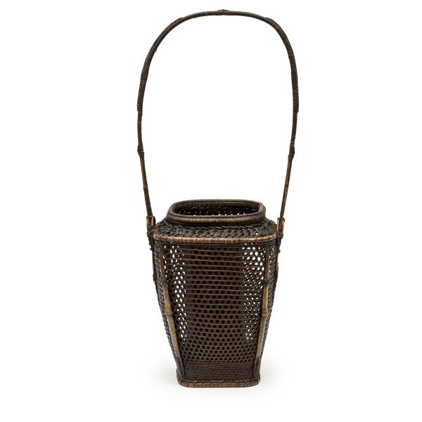 galerie tiago bamboo and rattan Japanese ikebana basket