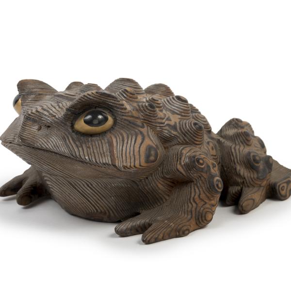 galerie tiago Japanese Japanese cedar wood toad