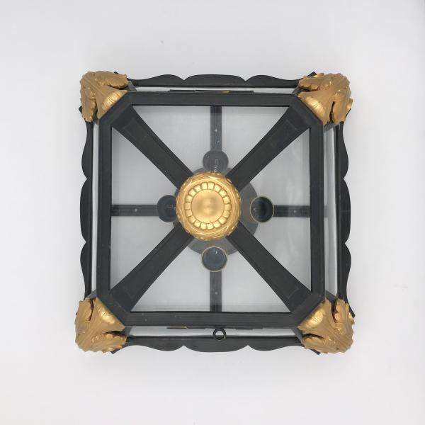 Gilded bronze ceiling light, view 2