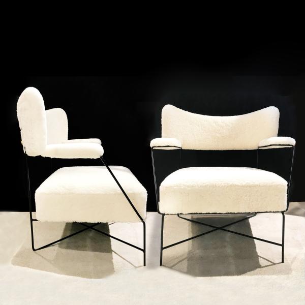 Pair of armchairs by Joachim Teinero