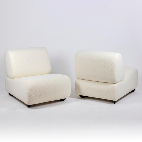Pair of armchairs, 1970s