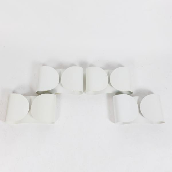  Set of four sconces, attributed to Tobia Scarpa for Flos, 1980s